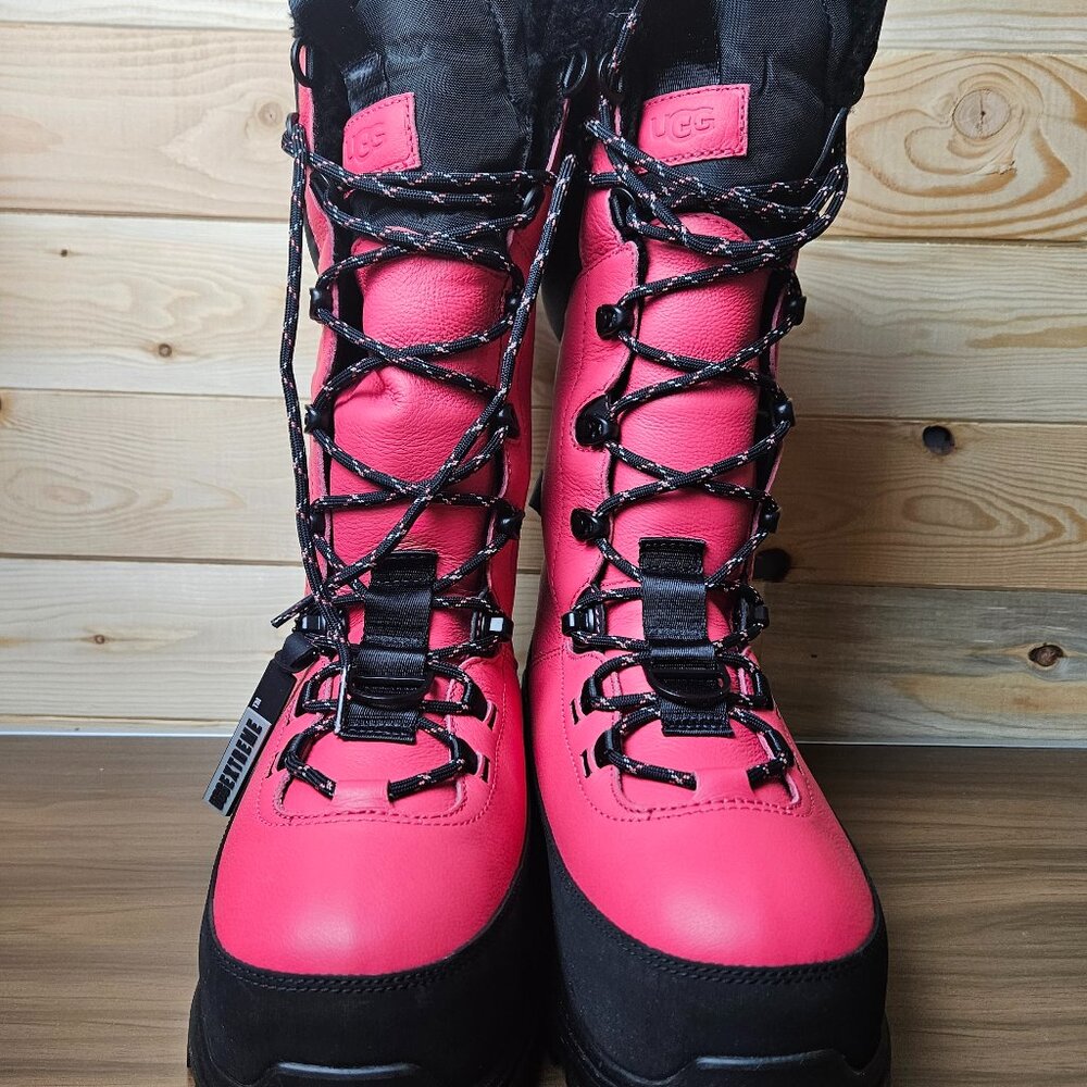 UGG Shasta Gore-tex Tall Pink Leather Glow Boots 1151850